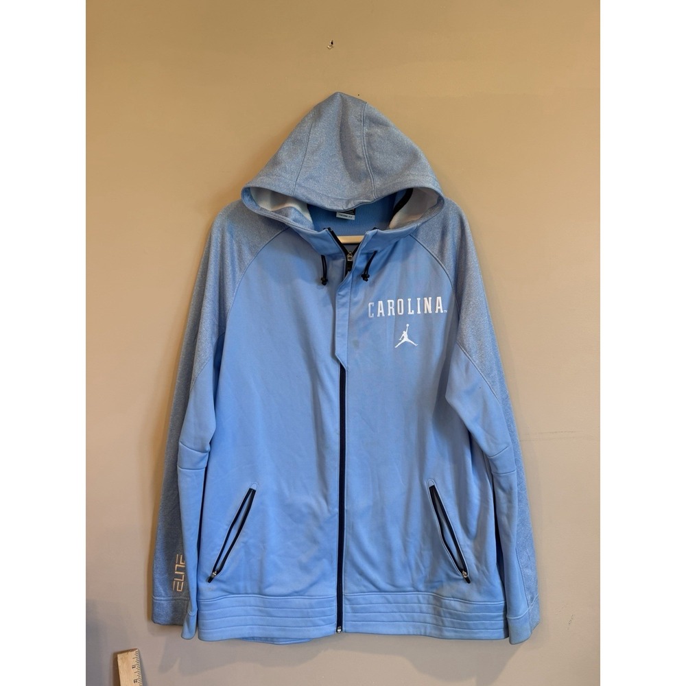 Nike‎ Elite Jordan Carolina Tarheels Full Zip Jacket XL  Blue